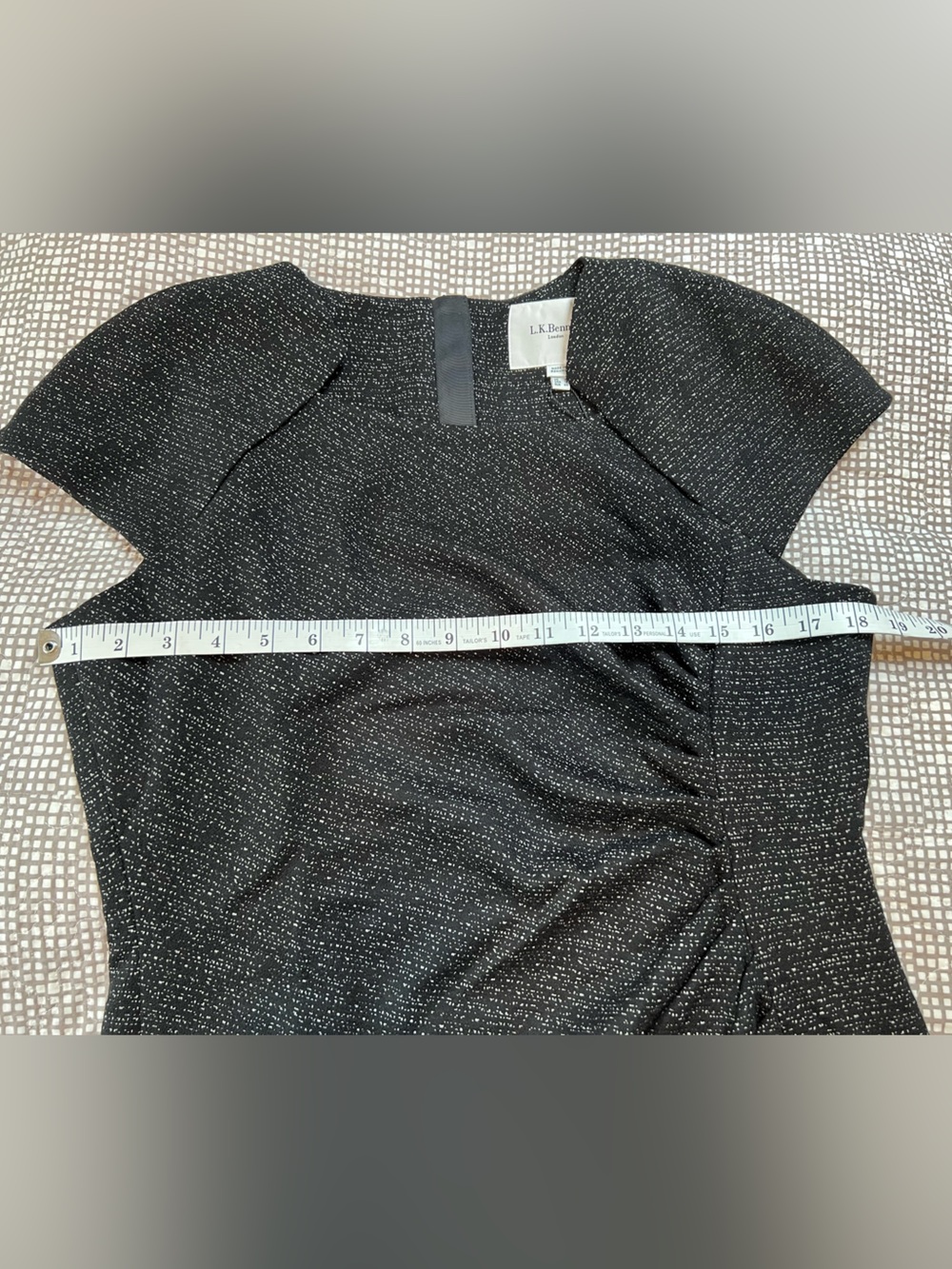 NWT LK Bennett  Mira sheath midi dress, Size 12 US - Picture 6 of 10